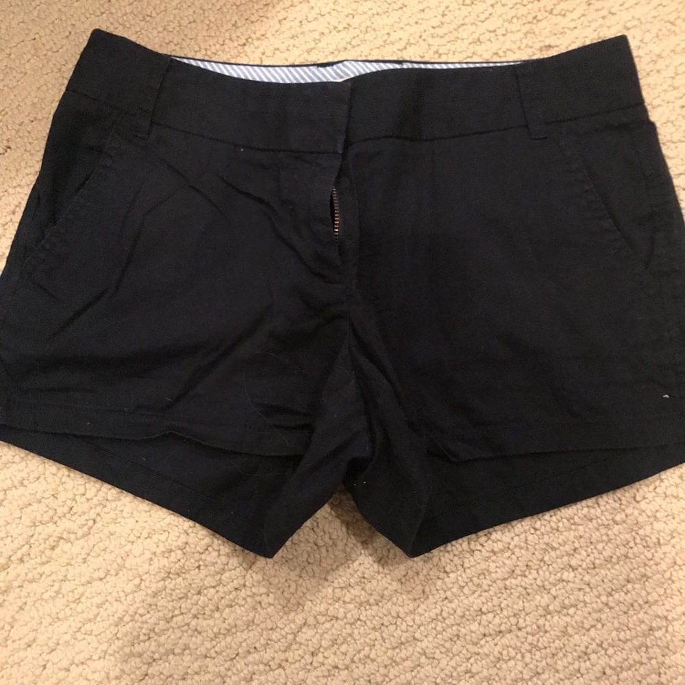 J crew chino navy shorts
